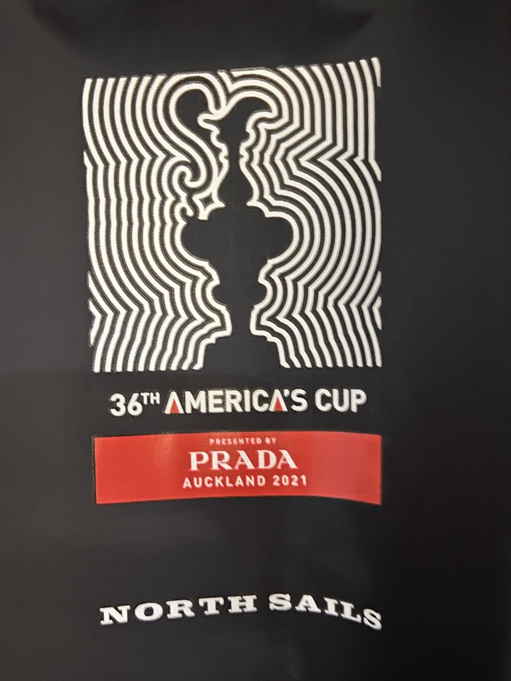 Prada America's Cup Graphic Garment Bag